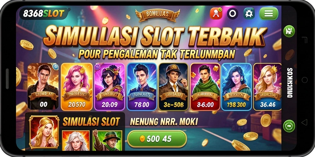 Tampilan gameplay menarik dari 8368SLOT dengan mesin slot yang menghibur.