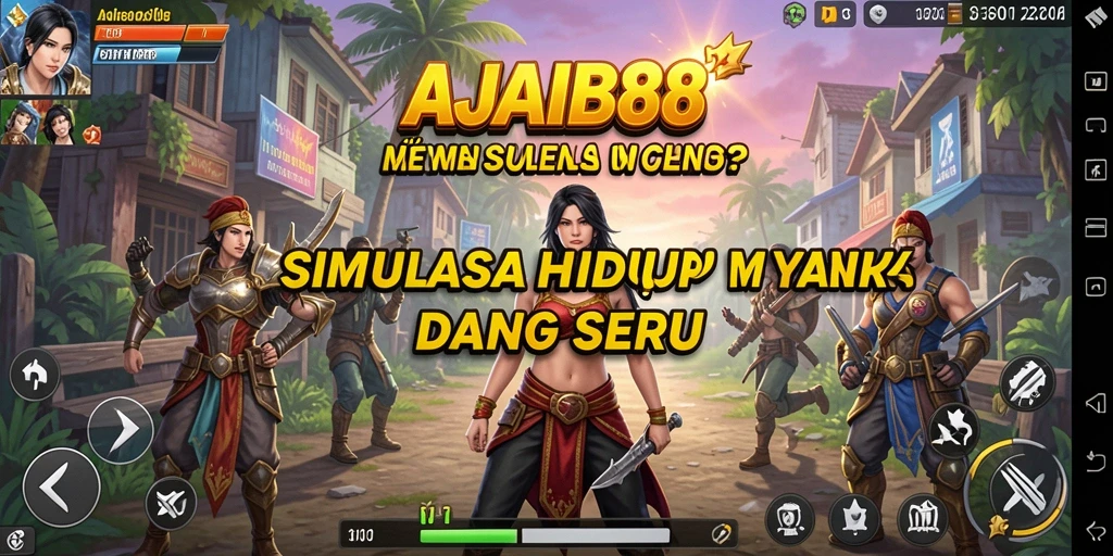 Gameplay menarik dan interaktif dari AJAIB88.
