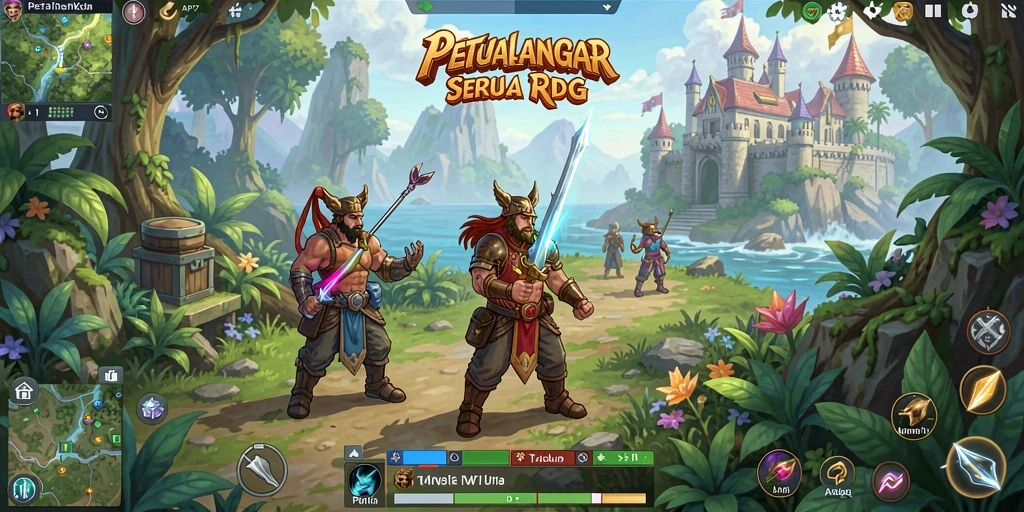 Tampilan gameplay dari API77 yang menampilkan aksi RPG yang menarik.