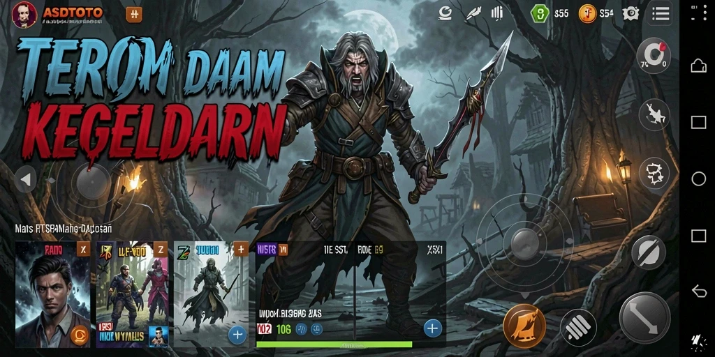 Tampilan gameplay mencekam di dunia ASDTOTO.