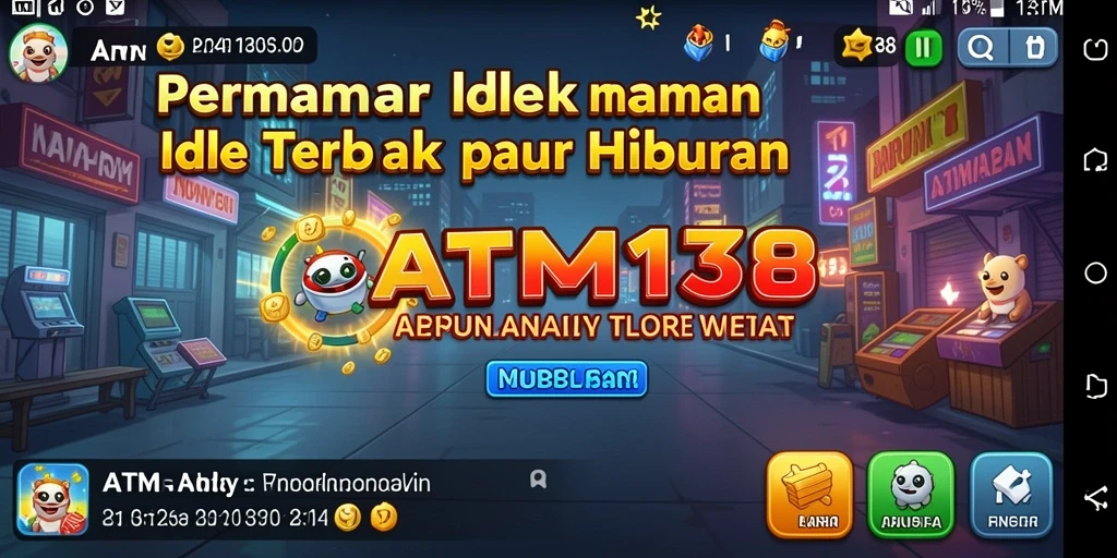 Tampilan gameplay permainan Idle yang menarik di ATM138.