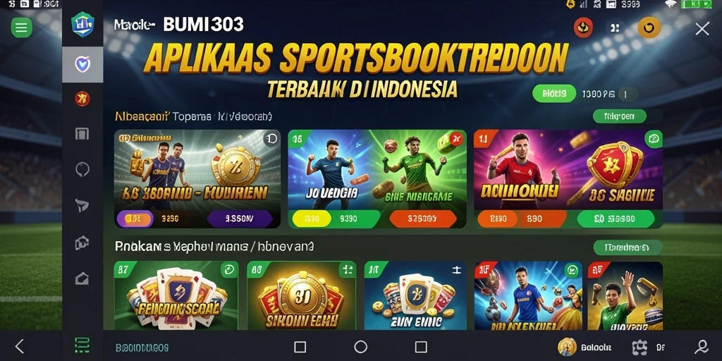 Tampilan menarik dari gameplay Sportsbook BUMI303.