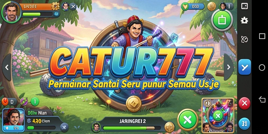 Gameplay seru dari CATUR777 yang membuat catur menyenangkan.
