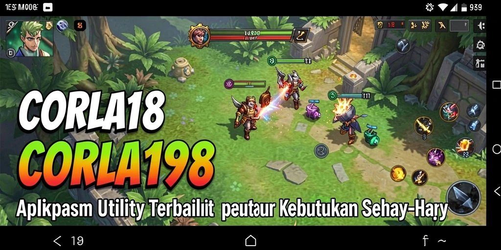 Screenshot utama CORLA188 menunjukkan antarmuka aplikasi Utility yang sederhana dan fungsional.