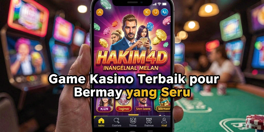 Screenshot HAKIM4D yang menunjukkan antarmuka permainan Kasino yang seru.
