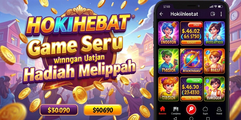 Tampilan menarik dari gameplay HOKIHEBAT yang penuh aksi slot.