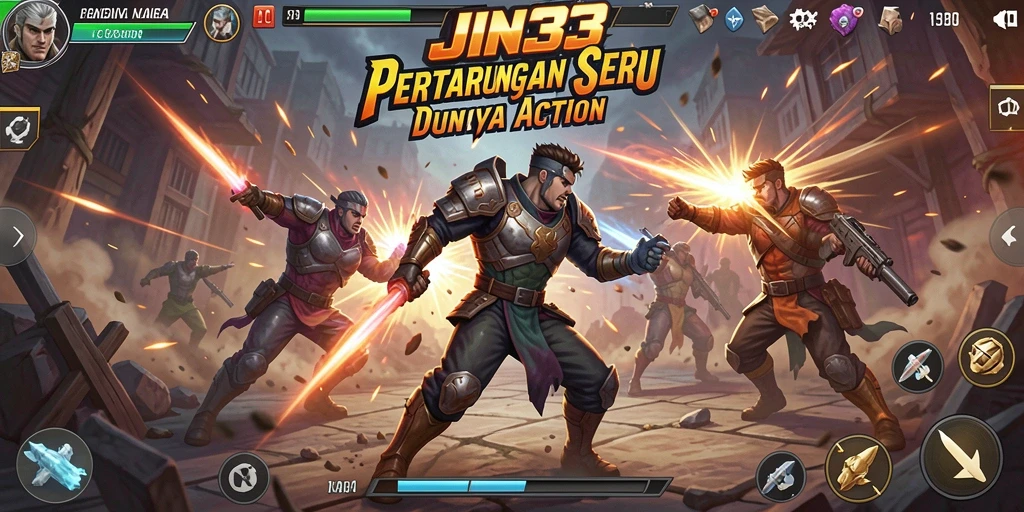Gameplay JIN33 yang menarik dan seru dalam dunia Action.
