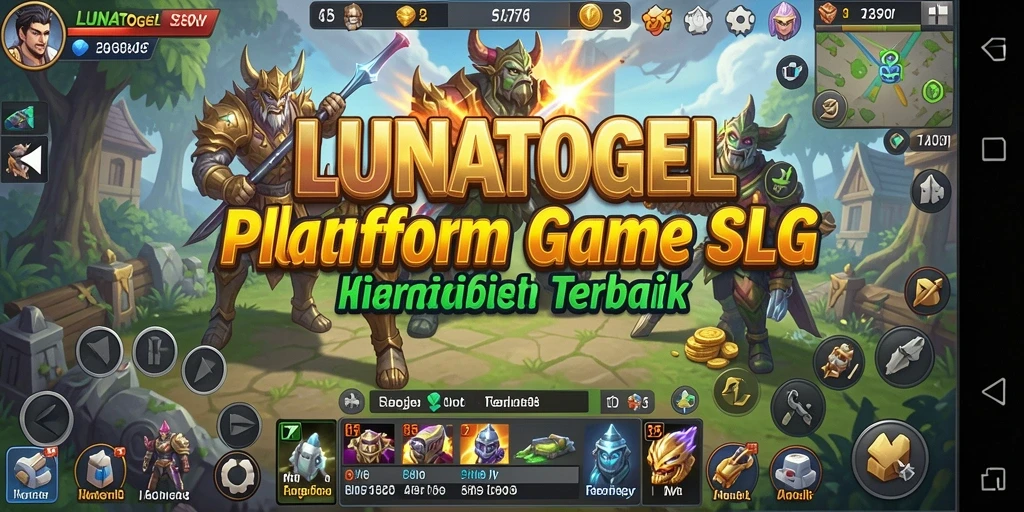 Tampilan gameplay LUNATOGEL yang menarik dan strategis.