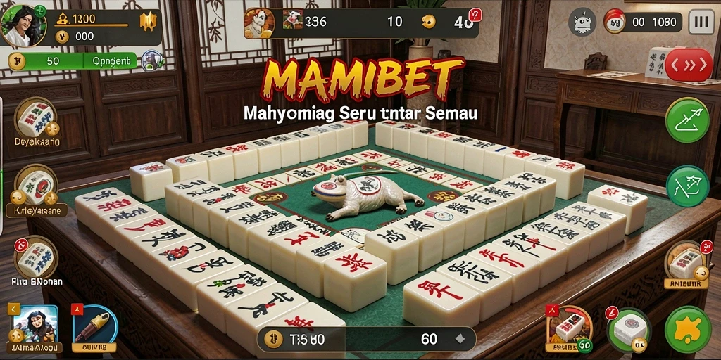 Tampilan gameplay Mahjong seru di MAMIBET.