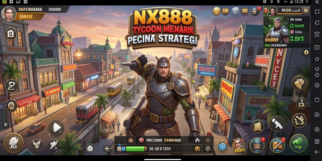 Tampilan gameplay NX888 yang menarik dan mendebarkan.