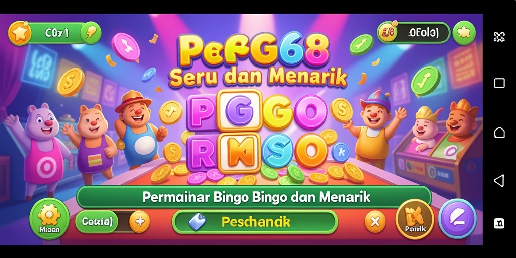 Tampilan gameplay Bingo yang seru dan interaktif di PGG68.