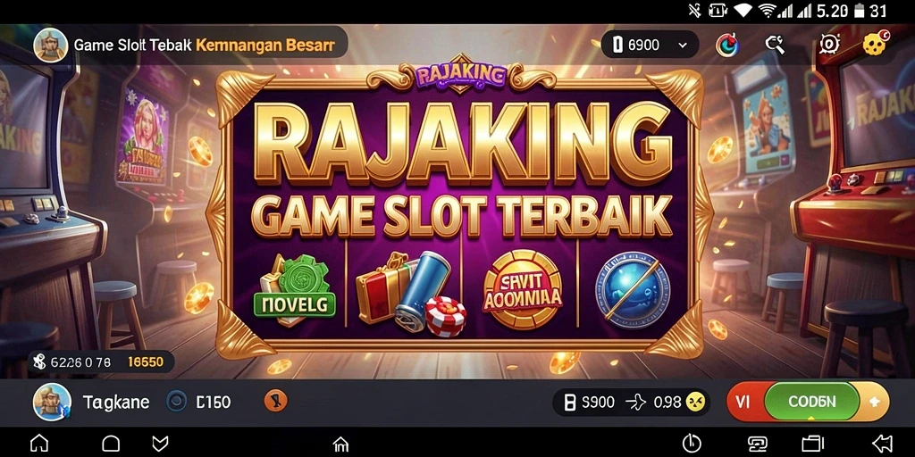 Gameplay menarik dari RAJAKING dengan grafik yang memukau.